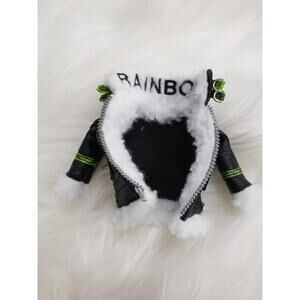 Rainbow High Winter Break Jade Hunter Replacement Jacket Pleather Fur Lined Coat